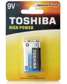 Батарейка Крона  Toshiba       6LR61 (12)(72)  Блистер Alkaline 9 V..