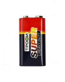 Батарейка Крона ТРОФИ 6F22 (10)(500) SUPER HEAVY DUTY Zinc.. Батарейка Крона ТРОФИ 6F22 (10)(500) SUPER HEAVY DUTY Zinc..