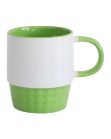 Кружка Stackable Белая/Салатовая ( инд. уп) 300 мл (48).. Кружка Stackable Белая/Салатовая ( инд. уп) 300 мл (48)..