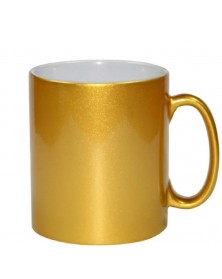 Кружка керамика перламутр Золотая 330мл.. Кружка керамика перламутр Золотая 330мл..