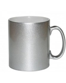 Кружка керамика перламурт Серебро 330мл.. Кружка керамика перламурт Серебро 330мл..