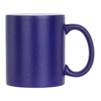 Кружка хамелеон ( Синяя ) матовая с блестками 330 мл (36).. Кружка хамелеон ( Синяя ) матовая с блестками 330 мл (36)..