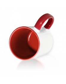 Кружка цветная внутри+цв. ручка Sublimation ( Бордовая ) 330 мл.. Кружка цветная внутри+цв. ручка Sublimation ( Бордовая ) 330 мл..