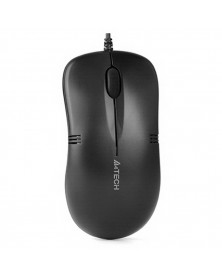 Мышь A4Tech OP  560NUS               (USB, 1200dpi,V-Track) Black Бесшумная..