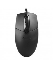 Мышь A4Tech OP  720S                    (USB, 1200dpi,V-Track) Black Бесшум..