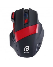 Мышь Perfeo  Gear                          (USB, 4800dpi,Optical) Black-Red..