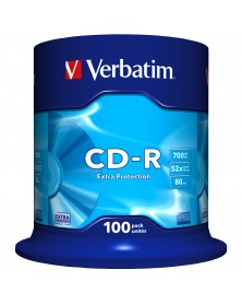 CD-R           VERBATIM-80  52x  (Cake 100)(400)  DL..
