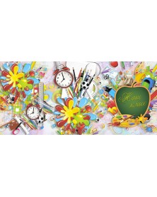 Папки тройные вертикальные Радуга 20х30.. Папки тройные вертикальные Радуга 20х30..