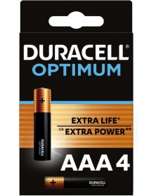 Батарейка DURACELL      LR03  Alkaline  (    4BL)(48)  OPTIMUM..
