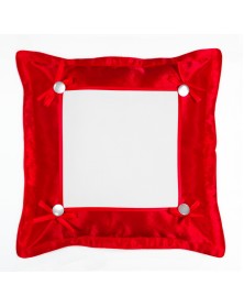 Наволочка квадратная Омелия 34*34 красная 22*22 .. Наволочка квадратная Омелия 34*34 красная 22*22 ..