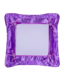 Наволочка квадратная Омелия 34*34 лиловая 22*22 ..