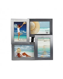 Ф/Рамка IA 6021/4-4S,  4 в 1, Металл 10*15             (12/144)..