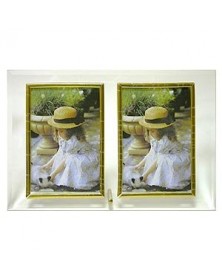 РАМКИ СТЕКЛО №224 V (10*15) верт. прям., двойная, зол. (12/24).. РАМКИ СТЕКЛО №224 V (10*15) верт. прям., двойная, зол. (12/24)..