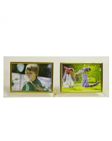 РАМКИ  СТЕКЛО   №234  H (10*15)  гориз. прям., двойная, зол. (12/24)..