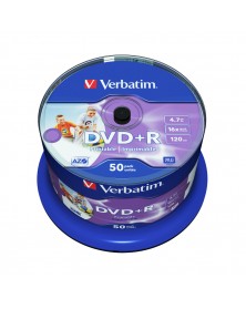 DVD+R       VERBATIM  4.7Gb 16x  (Cake   50)(200)  INKJET PRINTABLE..