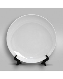 Тарелка 3D сублимационная белая 200 мм в упаковке+подставка..