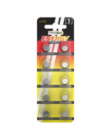 Батарейка ТРОФИ G 3 (10BL)(1600) 392/LR 41/LR41/192/GP92A/SR .. Батарейка ТРОФИ G 3 (10BL)(1600) 392/LR 41/LR41/192/GP92A/SR ..