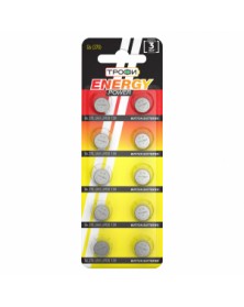 Батарейка ТРОФИ G 6 (10BL)(1600) 370/LR 921/LR69/171/GP71A/SR 9.. Батарейка ТРОФИ G 6 (10BL)(1600) 370/LR 921/LR69/171/GP71A/SR 9..