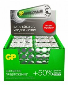 Батарейка GP Super G-Tech LR03  Alkaline  (    96)(192)(384)..