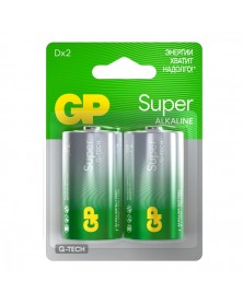 Батарейка GP SUPER G-tech LR-20 (2BL)(20)(160).. Батарейка GP SUPER G-tech LR-20 (2BL)(20)(160)..