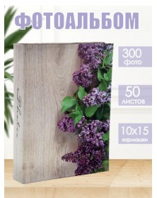 Ф/Альбом  Pioneer  (119336) 300 фото 10*15cм, бум.карм. с мемо, клеевой пер..