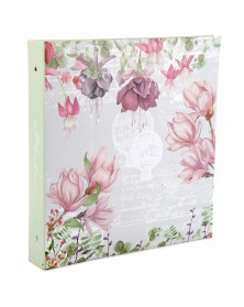 Ф/Альбом  Pioneer  (119302)  500 ф  10*15см, ПП карм, пер-т 3-кольца, Цветы..