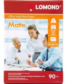 Фотобумага LOMOND A4 90г/м2 Односторонняя Матовая .. Фотобумага LOMOND A4 90г/м2 Односторонняя Матовая ..