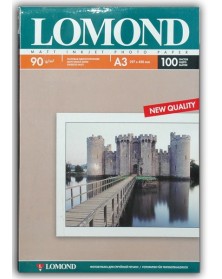 Фотобумага LOMOND A3 90г/м2 Односторонняя Матовая .. Фотобумага LOMOND A3 90г/м2 Односторонняя Матовая ..