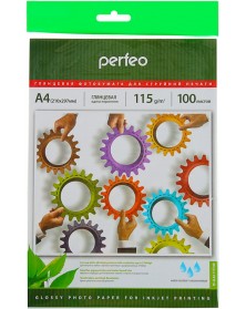 Фотобумага Perfeo A4 115г/м2 Односторонняя Глянцевая .. Фотобумага Perfeo A4 115г/м2 Односторонняя Глянцевая ..