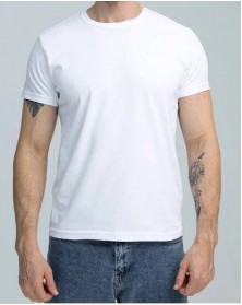 Футболка Futbitex из хлопка Белая 48 (M) (160г/кв.м).. Футболка Futbitex из хлопка Белая 48 (M) (160г/кв.м)..