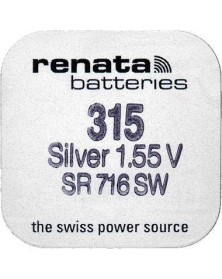 Батарейка RENATA R 315, SR 716 SW (10/100).. Батарейка RENATA R 315, SR 716 SW (10/100)..