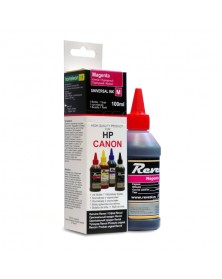 Чернила REVCOL HP, Canon, Lexmark - 100мл (Magenta Dye) в картоне..
