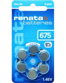 Батарейка RENATA ZA 675 (6/60/300) 640 mAh ( G13) (6 шт.).. Батарейка RENATA ZA 675 (6/60/300) 640 mAh ( G13) (6 шт.)..
