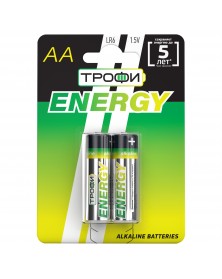 Батарейка ТРОФИ LR6 Alkaline ( 2BL)(20)(360) ENERGY Alkaline.. Батарейка ТРОФИ LR6 Alkaline ( 2BL)(20)(360) ENERGY Alkaline..