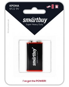 Батарейка Крона SMARTBUY 6F22 (12)(240) Блистер.. Батарейка Крона SMARTBUY 6F22 (12)(240) Блистер..