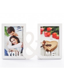 Ф/Рамка ЯМ FFC-1008  комби Fotografia 2 фото 10*15 белая                   ..