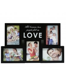 Ф/Рамка ЯМ FFC-1018 комби Fotografia 5 фото 10*15 черная                   ..