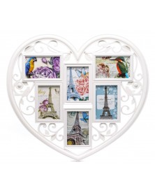 Ф/Рамка ЯМ FFC-1020  комби Fotografia 6 фото 10*15  белая                  ..