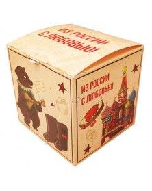 Подарочная коробка для кружки Из России с любовью.. Подарочная коробка для кружки Из России с любовью..