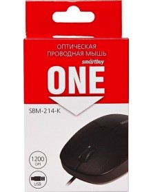 Мышь Smart Buy 214 K (USB, 800dpi,Optical) Black Кор.. Мышь Smart Buy 214 K (USB, 800dpi,Optical) Black Кор..