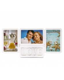 Ф/Рамка ЯМ FFC-1039  комби Fotografia 3 фото 10*15 белая                   ..