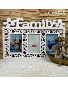 Ф/Рамка Комбинированная на 3 фото YJ-1706W (.. Ф/Рамка Комбинированная на 3 фото YJ-1706W (..