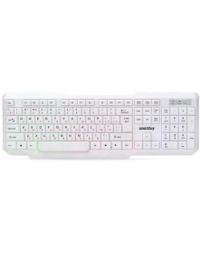 Клавиатура SmartBuy  SBK-333U-W                   (USB)         White Подсв..