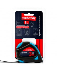 Рулетка измерительная Smartbuy (SBT-MTP-   319P2)  3мх19мм, прорезиненный к..