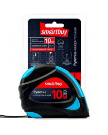 Рулетка измерительная Smartbuy (SBT-MTP-1025P2) 10мх25мм, прорезиненный кор..