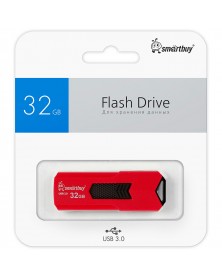 USB Флеш-Драйв  32Gb  Smart Buy Stream Red USB 3.0..