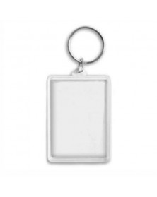 Брелок акрил. ПРЯМОУГОЛЬНИК  40х56 мм вставка 35х50 мм..