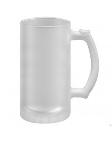 Кружка пивная стекло матовая 470 мл.. Кружка пивная стекло матовая 470 мл..