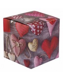 Подарочная коробка для кружки Сердечки .. Подарочная коробка для кружки Сердечки ..