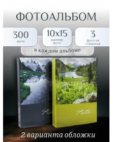 Ф/Альбом  Фишт 300 ф. С-46300L Ландшафт-3 (31709)  Бумажные страницы с мемо..